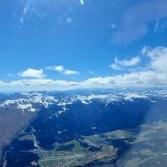 Flugwegposition um 12:56:58: Aufgenommen in der Nähe von Gemeinde Gitschtal, Gitschtal, Österreich in 2781 Meter